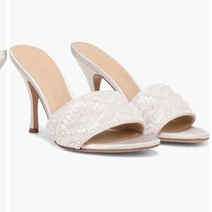 Veronica Beard Braxton Beaded Mule Sandals